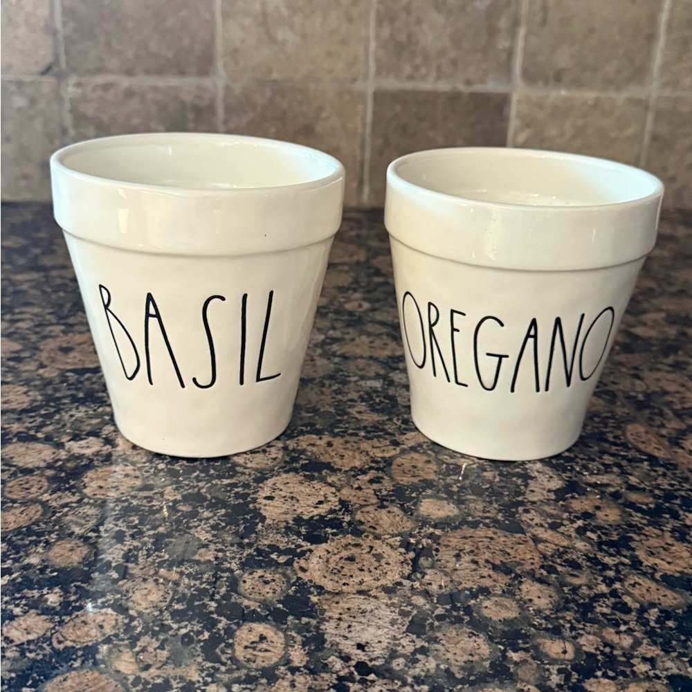 Rae Dunn Herb Planter Set
